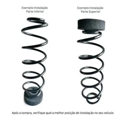 Imagem de 04 Calço De Mola Dianteiro 3cm E Traseiro 4cm Do Honda Fit