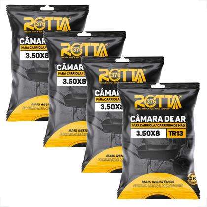 Imagem de 04 Câmaras De Ar 3508 3758 4008 Tr13 Reforçada Carretinha