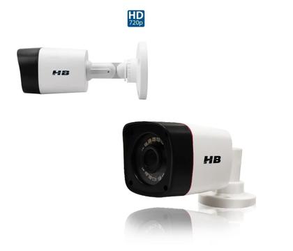 Imagem de 04 Câmera Sistema Segurança Cctv Hb Tech Hb 401 Híbrido 4 Em 1 720p 2.8 Mm 20 Metros