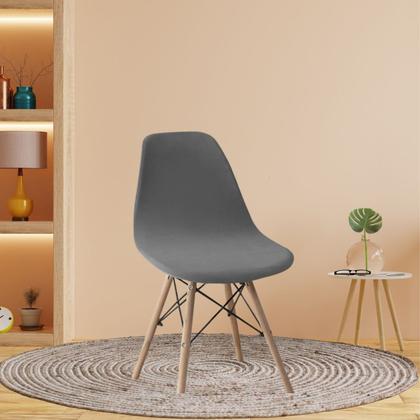 Imagem de 04 Capa De Cadeira Charles Eiffel Nordic Eames Luxo Sala Quarto Malha Gel