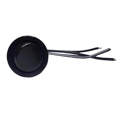 Imagem de 05 Interruptor Para Moveis Botão 22mm Com Cabo 2a Preto