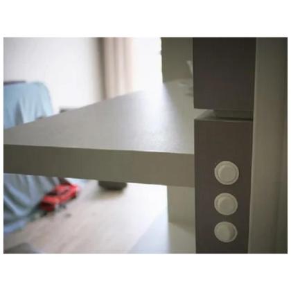 Imagem de 05 Interruptor Para Moveis Botão 22mm Com Cabo 2a Preto