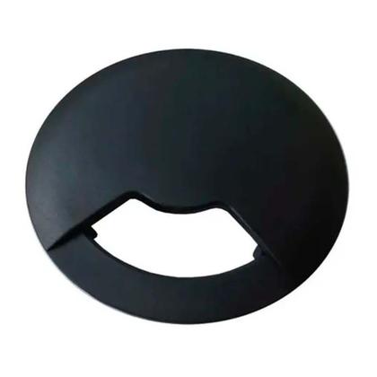 Imagem de 05 Passa Fio Cabo Mesa Computador  60mm Redondo 