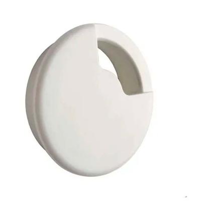 Imagem de 05 Passa Fio Cabo Mesa Computador  60mm Redondo 