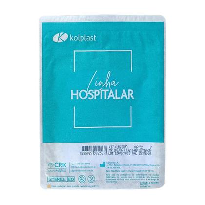 Imagem de 05Un Kit Curativo Estéril Descartável De Metal Kolplast
