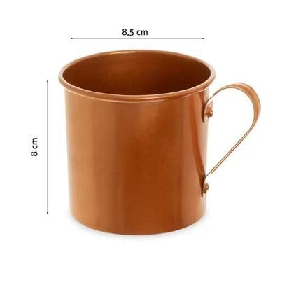 Imagem de 06 Caneca Moscow Mule Alumínio Pintado Linha Premium 350Ml