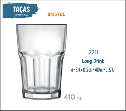 Imagem de 06 Copos Bristol 410ml - Long Drink