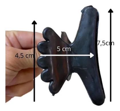 Imagem de 06 Piranha Presilha Prender Cabelo Cabelereiro Salão 023