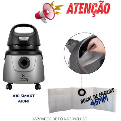 Imagem de 06 Saco P/aspirador De Pó Electrolux A10n1 Refil Compatível Descartável Bocal de Encaixe 45 mm Alta Capacidade Eficaz