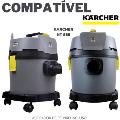 Imagem de 06 Sacos P/Aspirador De Pó Karcher NT585 Refil Descartável