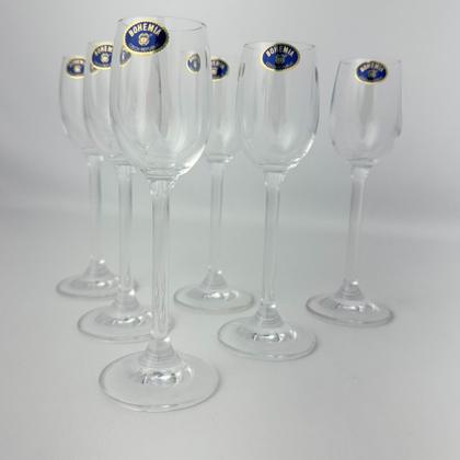 Imagem de 06 Taças 65ml Licor Bar Degustação Cristal Bohemia Colibri