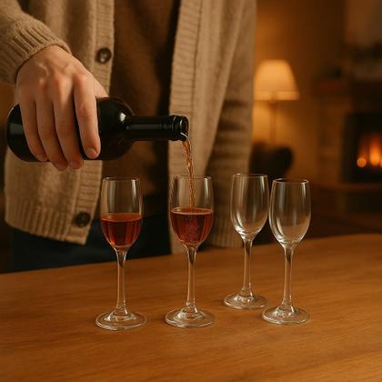 Imagem de 06 Taças 65ml Licor Bar Degustação Cristal Bohemia Colibri