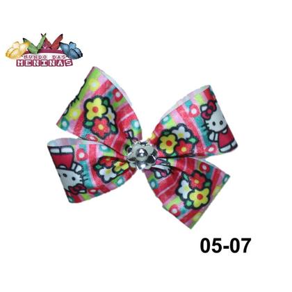 Imagem de 1 Bico de Pato Infantil Com Laço Presilha Personagem - BP 05