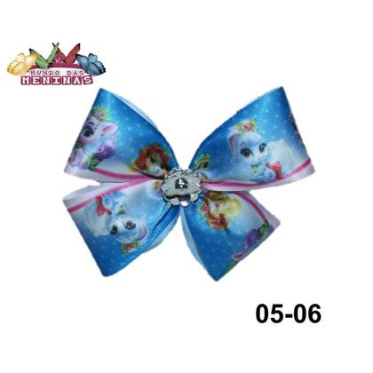 Imagem de 1 Bico de Pato Infantil Com Laço Presilha Personagem - BP 05