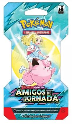 Imagem de 1 Boosters Cards Pokémon Amigos De Jornada Copag EV9 PCT C/6