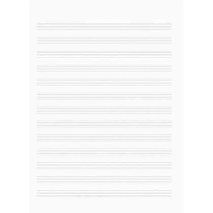 Imagem de 1 Caderno De Música Espiral Capa Flexível Universitário 40 Folhas Basic Art 20cm x 27,5cm
