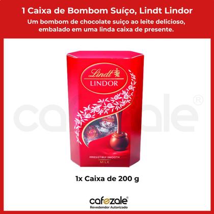 Imagem de 1 Caixa de 200g, Bombons de Chocolate Suiço, Lindt Lindor