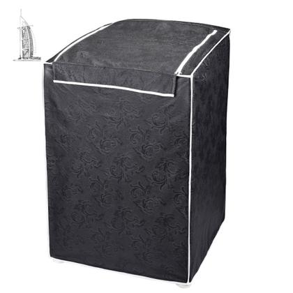 Imagem de 1 Capa De Máquina Lavar Impermeável (14 A 18kg) E 1 de Tanquinho - C/ Zíper e Ajustável PRETO