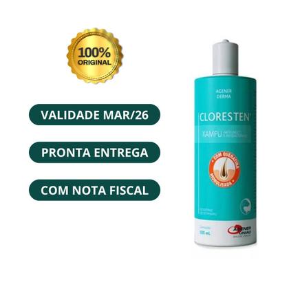Imagem de 1 Cloresten Shampoo 500ml + 1 Hidrapet Creme 100g Cães Gatos