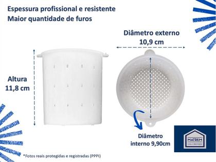 Imagem de 1 coalho + 1 cloreto de calcio + 2 formas minas 500g