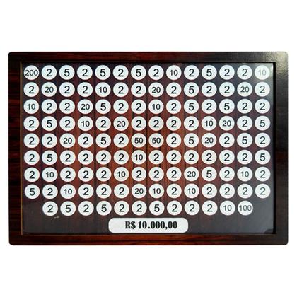 Imagem de 1 Cofre Guardar Dinheiro Woodbox Criativo Decorativo Método Japonês Prático e Rápido para Guardar 10 Mil reais - Cofre Poupança, Cofrinho.