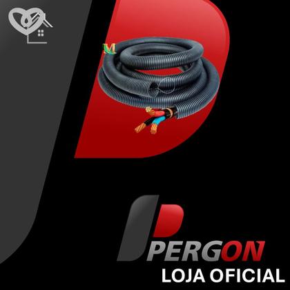 Imagem de  1 com  25 metros, Conduíte  Reforçado ideal para sua Laje Conduíte Corrugado Laranja Eletroduto DN32 Canduit