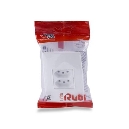 Imagem de 1 Conjunto com 2 Tomadas Force Line