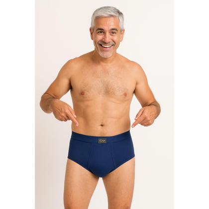 Imagem de 1 Cueca Adulto Click Tradicional Com Abertura Helanca 120