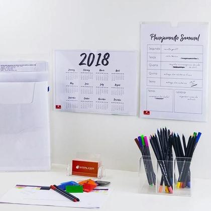 Imagem de 1 Display Expositor Porta Papel Folha A4 Petg De Paredes