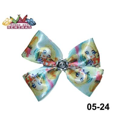 Imagem de 1 Elastico Rabico Xuxinha De Cabelo Meia  Com Laço: mod 05-2