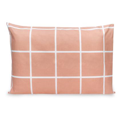 Imagem de 1 Fronha Avulsa Estampada 90x50cm C/ Zíper 400 Fios Toque Acetinado Percal Flex