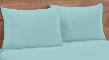 Imagem de 1 Fronha Simples com Zíper 70cmx50cm Percal 200 Fios 100% Algodão