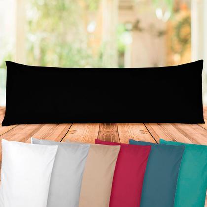 Imagem de 1 Fronha Xuxão Corpo c/ Zíper 1,30m x 40cm Percal Flex 400 Fios Toque Macio