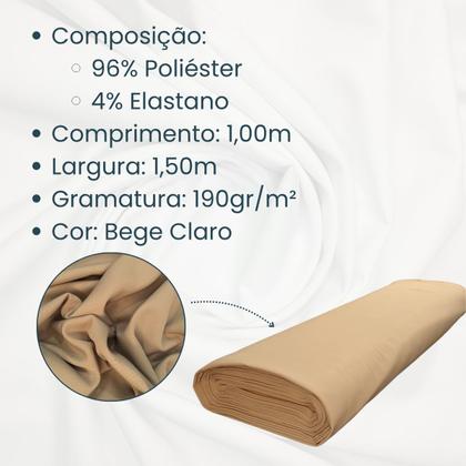 Imagem de 1 Metro Tecido Crepe Alfaiataria com Elastano 1,00x1,50m