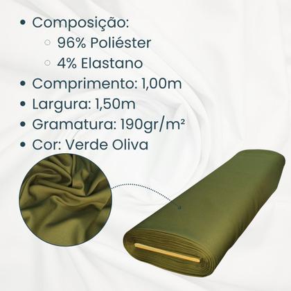 Imagem de 1 Metro Tecido Crepe Alfaiataria com Elastano 1,00x1,50m