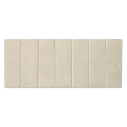 Imagem de 1 Módulo 60cmX20cm Cabeceira Modulada Estofada Palha Retangular Para Cama Box Queen King Solteiro ou Casal