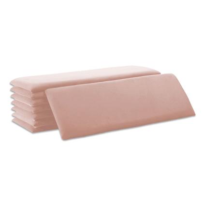 Imagem de 1 Módulo 60cmX20cm Cabeceira Modulada Estofada Rosa Retangular Para Cama Box Queen King Solteiro ou Casal