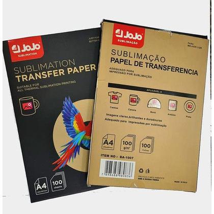 Imagem de 1 Papel Para Sublimação A4 Jojo Fundo Rosa C/ 100fls 100grs