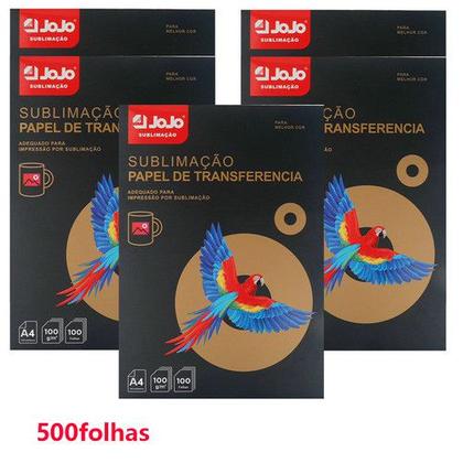 Imagem de 1 Papel Para Sublimação A4 Jojo Fundo Rosa C/ 100fls 100grs