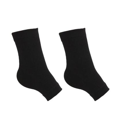 Imagem de 1 PAR de MEIAS DE COMPRESSÃO M PRETA LISA SEM DEDOS UNISEX - TERAPIA