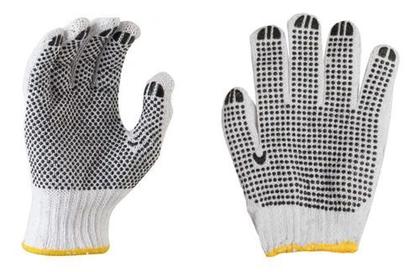 Imagem de 1 Par Luva De Malha Pigmentada Branca Construção Logística