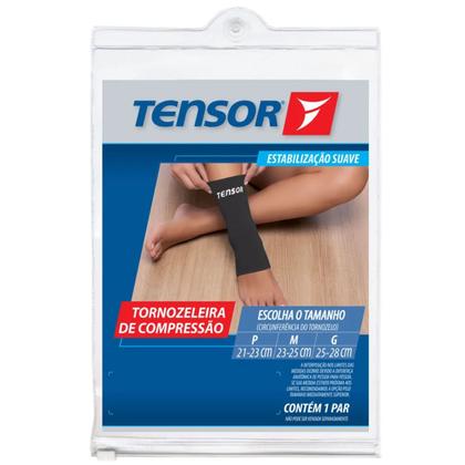 Imagem de 1 Par Tornozeleira Compressão Esportes Previne Lesões Tensor