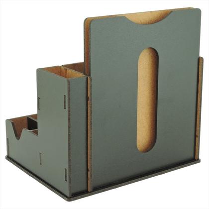Imagem de 1 Porta Comanda Azeite Temperos Sal Canudo Palito Guardanapo Churrascaria Preto
