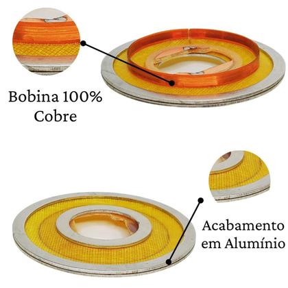 Imagem de 1 Reparo Driver D250x Alumínio Completo e 1 Reparo Tweeter ST 300 Corneta 100w Rms Compatível Com Selenium Jbl