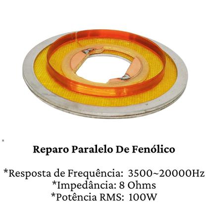 Imagem de 1 Reparo Driver D250x Alumínio Completo e 1 Reparo Tweeter ST 300 Corneta 100w Rms Compatível Com Selenium Jbl