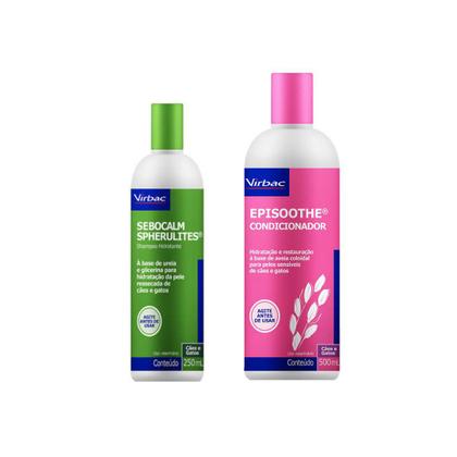 Imagem de 1 Sebocalm Shampoo 250ml + 1 Episoothe Condicionador 500ml