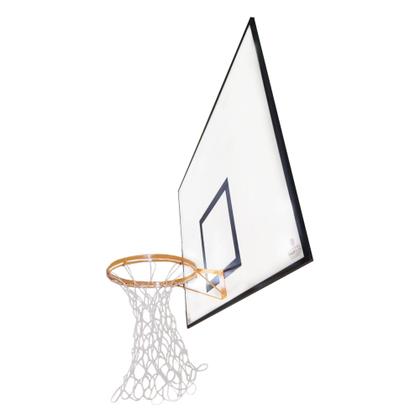Imagem de 1 Tabela De Basquete Profissional 180 X 120 com aro e rede TDAÇO