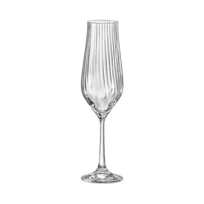 Imagem de 1 Taça Cristal Champagne 170 Ml Linha Tulipa Optic Bohemia