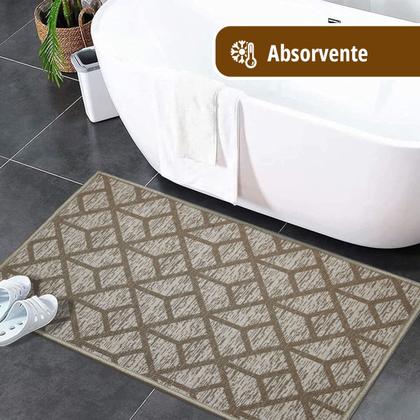 Imagem de 1 Tapete Banheiro Antiderrapante Absorvente Js Fu 50x80 Vr