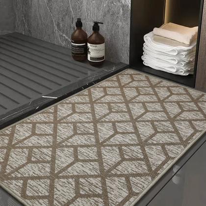 Imagem de 1 Tapete Banheiro Antiderrapante Absorvente Js Fu 50x80 Vr